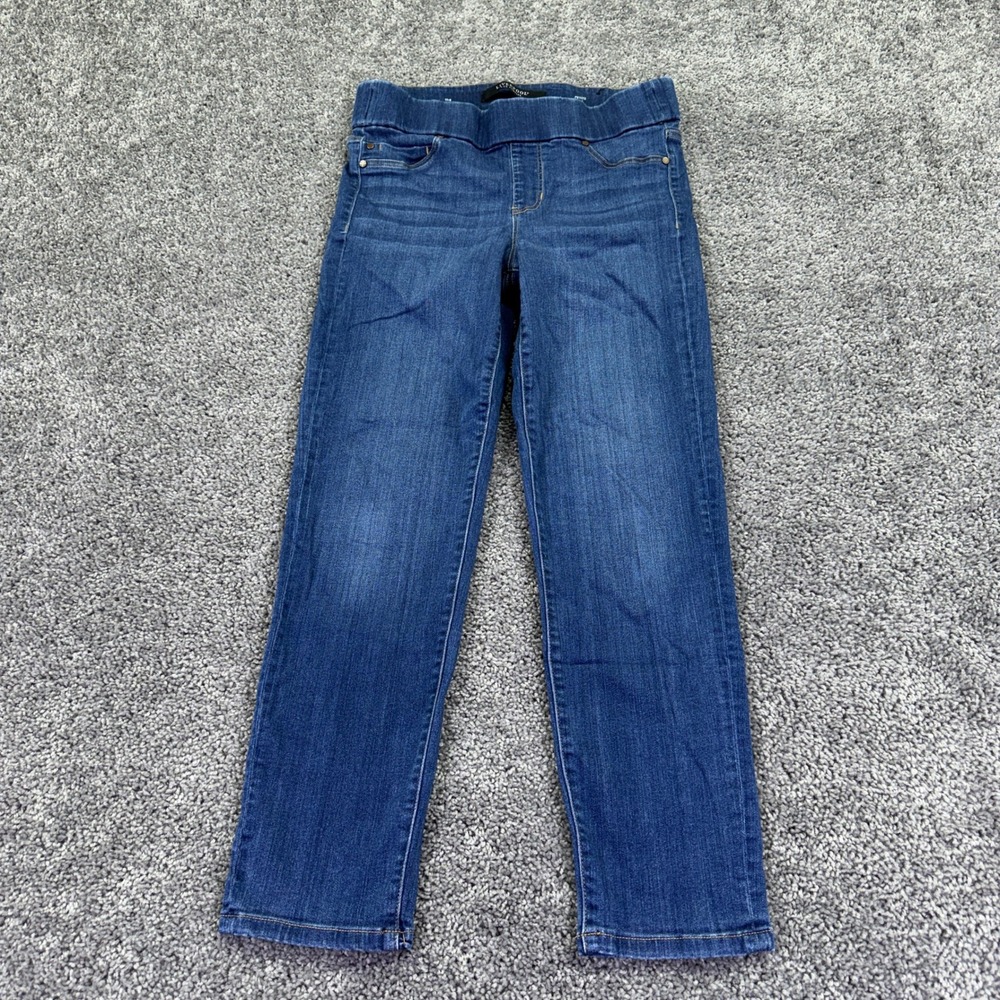Liverpool Jeans Womens 6P Blue Pull On Skinny Leg